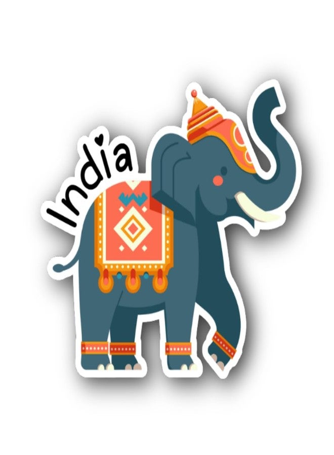 VERYFIRSTTALE India Fridge Magnet (Set of 4) | MDF Fridge Magnets | Premium Glossy & Light Weight | India Souvenirs | Fridge Magnets India - Image 4